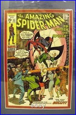 Lg. Original Production Art AMAZING SPIDER-MAN #91 cover JOHN ROMITA art. Matted