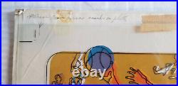 Lou Feck Original COVER ART PAINTING ILLUSTRATION FOR 1960'S BASKETBALL PROGRAM