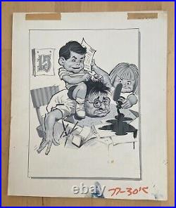 MAD MAGAZINE original artwork by Illustrator Jack Rickard