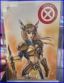 MAGIK ORIGINAL ART On X-Men Blank! Tony Kent Masterpiece Made Live On WN Stream