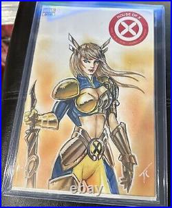 MAGIK ORIGINAL ART On X-Men Blank! Tony Kent Masterpiece Made Live On WN Stream