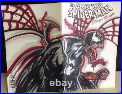 MARVEL Comic VENOM Original Art Blank Sketch Cover SPIDER-MAN CARNAGE RED GOBLIN