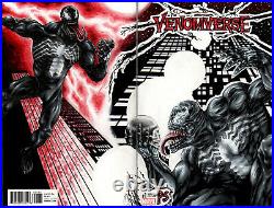 MARVEL Venom Venomverse #1 Sketch Cover ORIGINAL ART