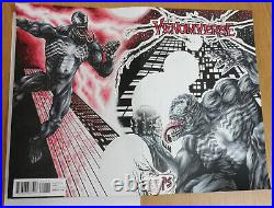 MARVEL Venom Venomverse #1 Sketch Cover ORIGINAL ART