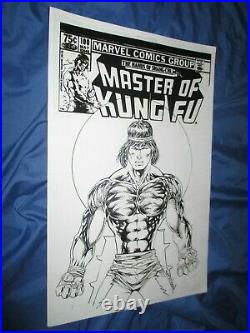 MASTER OF KUNG FU Hands of Shang-Chi ORIGINAL Cover Re-Imagined Art Ron Wilson