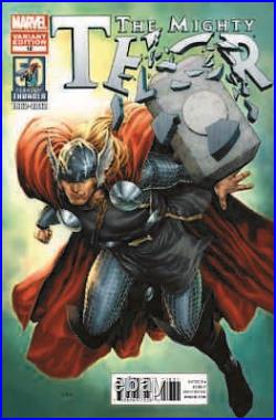 MIGHTY THOR #18 Original Published Art Cover Steve Mcniven AVENGERS BLACK WINTER