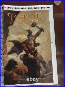 MIKE HOFFMAN THOR The Rock Warrior Original Cover Art Very Rare Collectable Art