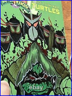 MMPR TMNT Original Art Signed Sketch Cover #1 IDW Last Ronin Venomized Crumz Art