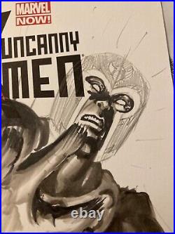 Magneto Uncanny X-men #1 Sketch Cover Chris Mcjunkin Original Art Cgc Pre-sale