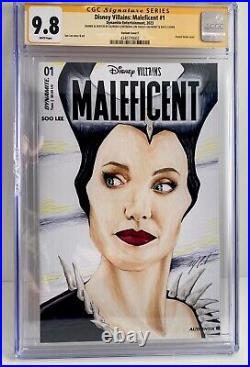 Maleficent #1 Sketch Cover Disney Villains 2023 Angelina Jolie 1of1 Original Art