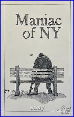 Maniac Of New York 2 Original Cover Art Christopher Bust