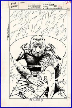 Marc Hempel original art Challengers of the Unknown #5 cover (DC Comics, 1991)
