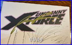 Marc Silvestri Wolverine Original Art Sketch Blank Cover X-Force 1 Signed Marvel