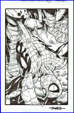 Mark Bagley 2021 Amazing Spider-man # 72 Cover Ink Art-spidey, Kindred