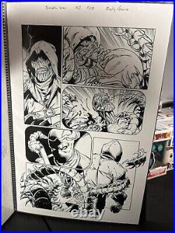 Mark Bagley Owens Interior Original Art Spider-man Sinister Wars Issue 1 Page 8