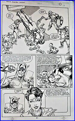 Marvel Comics Annual Report Page 21 Original Art 1995