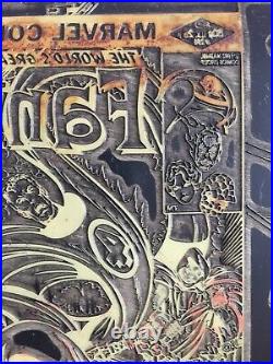 Marvel Fantastic Four 246 John Byrne Original Comic Cover Art Printing Plate