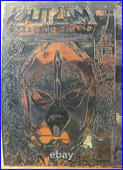 Marvel Ron Wilson Masters Of The Universe 4 Original Cover Art Printing Plate