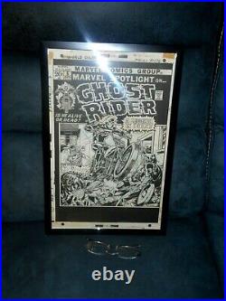 Marvel Spotlight #5 Original Art print Cover 1st. Ghost Rider. Movie Soon 11x17