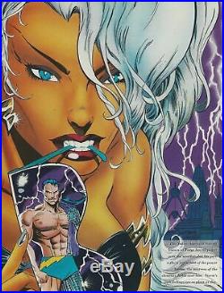 Marvel Swimsuit #3 pinup/cover original art by JAN DUURSEMA X-Men Storm Forge 94