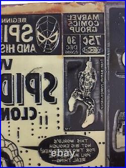 Marvel What If #30 BOB LAYTON SPIDERMAN COMIC ORIGINAL COVER ART PRINTING PLATE