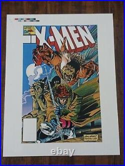 Marvel X-Men # 33 COVER Rare Color Production Art by Andy Kubert