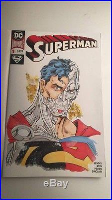 Marvel and DC Comics Original Art Sketch Cover by Anthony Castrillo