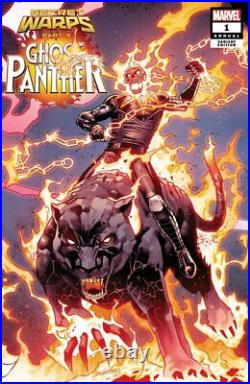 Marvel´s Secret Warps Ghost Panther Ann. 1 original COVER ART by CARLOS PACHECO
