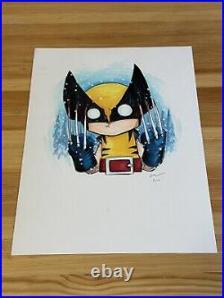 Marvel's X-Men Wolverine Original Art 12x9 Piece by Chris Uminga BCC23