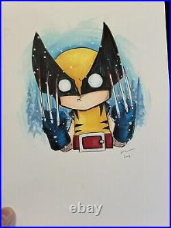 Marvel's X-Men Wolverine Original Art 12x9 Piece by Chris Uminga BCC23