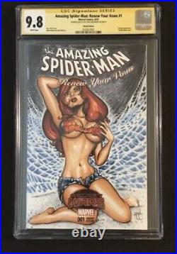Mary Jane Sketch Cover Original Art Spider-man Cgc 9.8 April Mega Sale