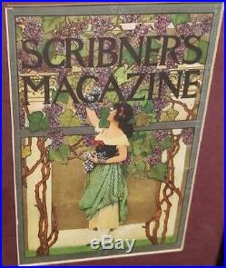 Maxfield Parrish Original Scribner's Magazine Cover October 1904