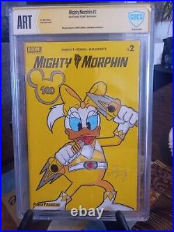 Mighty Morphin #2 Sketch Disney 100 CBCS Original Art