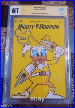 Mighty Morphin #2 Sketch Disney 100 CBCS Original Art