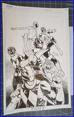 Mighty Morphin Power Rangers #25 Humberto Ramos Original Art Cover 1 of 1