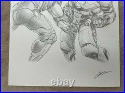 Mike Choi ORIGINAL ART Marvel INVINCIBLE IRON MAN #510 Variant Cover PUBLISHED