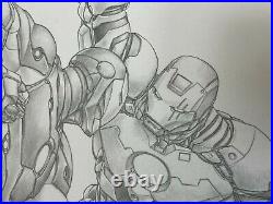 Mike Choi ORIGINAL ART Marvel INVINCIBLE IRON MAN #510 Variant Cover PUBLISHED