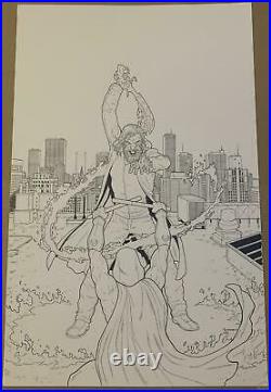 Moon Knight #190 Original Signed Jacen Burrows Cover Art