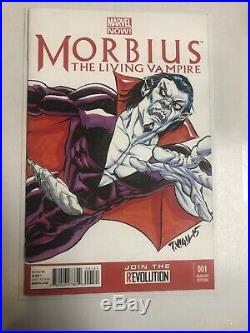 Morbius (2013) # 1 Original Art Comic Book Cover By Tim Vigil (Faust)