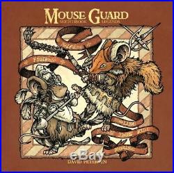 Mouse Guard Sketchbook Cover Original Art OA David Petersen Legends of the