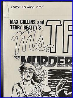 Ms. Tree Murder Cruise Cover #47 Original Art Page Max Collins Hand Signed
