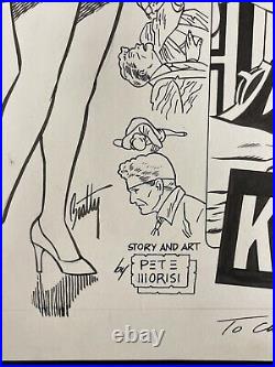 Ms. Tree Murder Cruise Cover #47 Original Art Page Max Collins Hand Signed