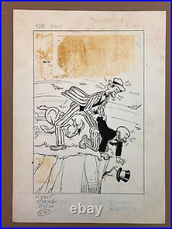 Mutt and Jeff #127, January 1962, original art cover, Al Smith's art