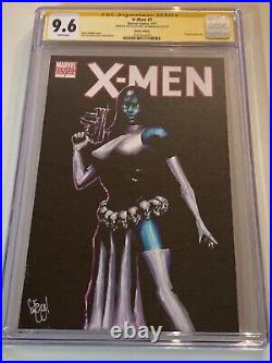 Mystique X-men Sketch Cover Chris Mcjunkin Original Art Painted Cgc 9.6