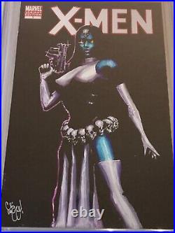 Mystique X-men Sketch Cover Chris Mcjunkin Original Art Painted Cgc 9.6