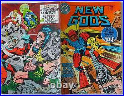 New Gods Book 2 Cover Jack Kirby Original Hand Color Production Art Signed Coa