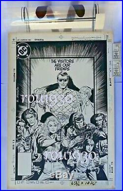 ORIGINAL ART EDUARDO BARRETO V COVER # 1 (with overlay). Feb. 1985