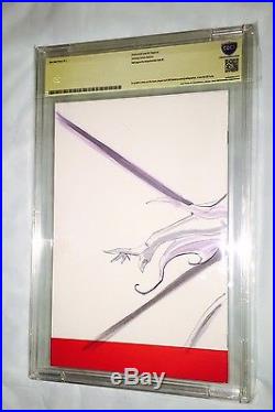 ORIGINAL ART OF Psylocke CBCSSS HAND SKETCH Xmen #1 Blank Cover BY BILLY TUCCI