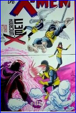 ORIGINAL ART X-Men 1 Jack Kirby HOMAGE HAND SKETCH CBCS 9.8 SS O/A Full Cover