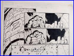 ORIGINAL COMIC ART 2/3 splash Juggernaut New Excalibur # 14 2007 X-Men